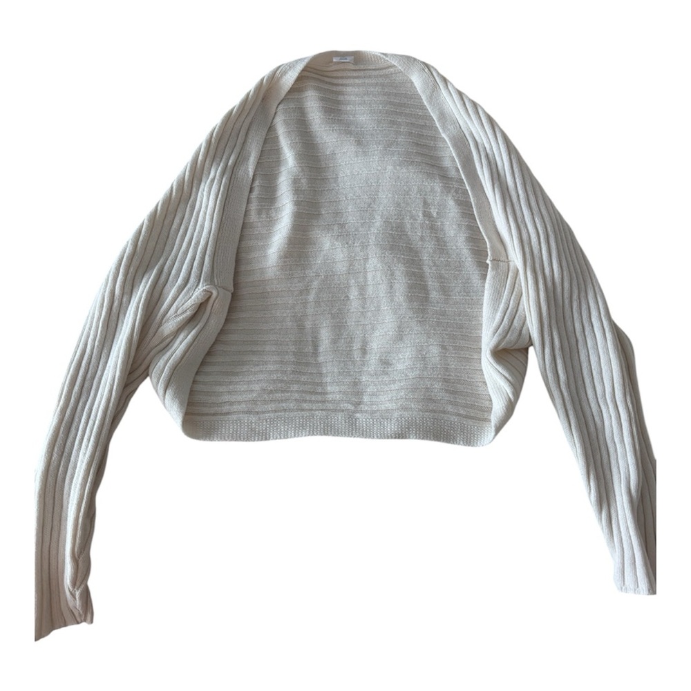 Wild Fable Off-White Textured Knit shrug